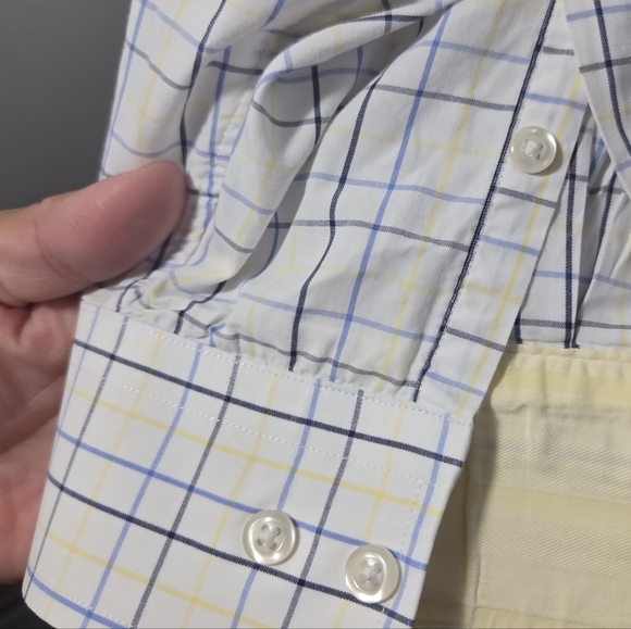 Paul Frederick Finest Long Staple Cotton Long Sleeve Button Down Shirt - Picture 6 of 7